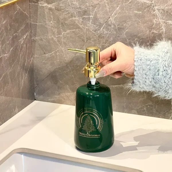 Green Ceramic Soap Dispenser Wholesale