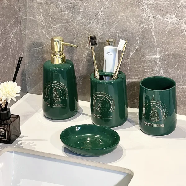 Green Ceramic Soap Dispenser Wholesale