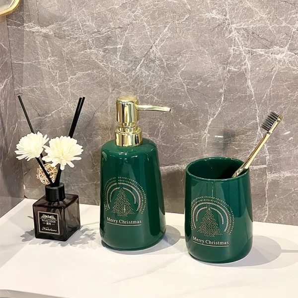 Green Ceramic Soap Dispenser Wholesale