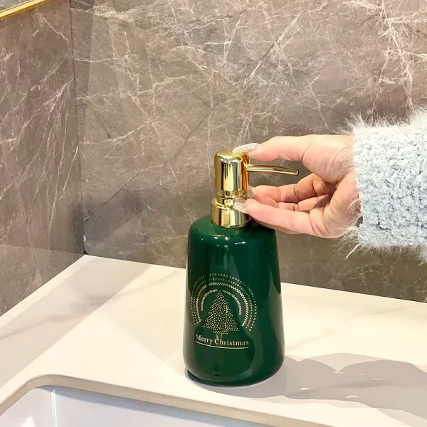 Green Ceramic Soap Dispenser Wholesale