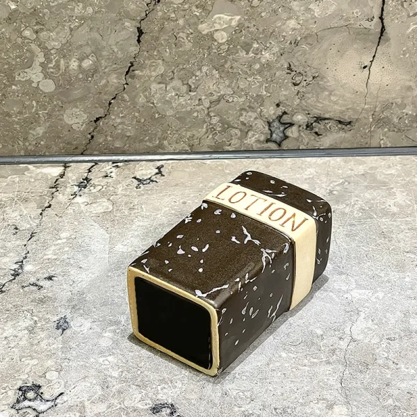 Porta-escovas de dentes preto por atacado Cerâmica