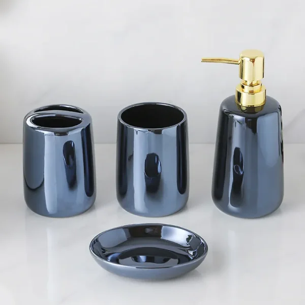Bulk Blue Bathroom Accessories Set Manufacturer (4)