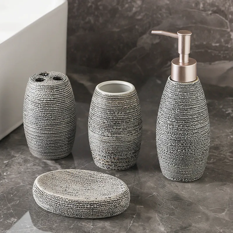 Customized Bathroom Set 4-Piece Luxury Ceramic (2)