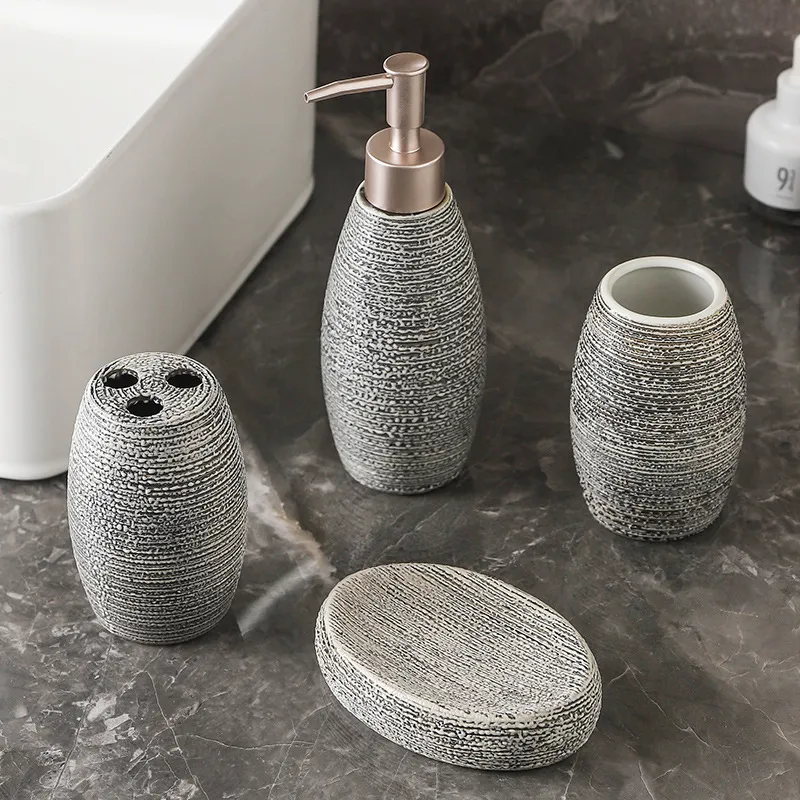 Customized Bathroom Set 4-Piece Luxury Ceramic (2)_1