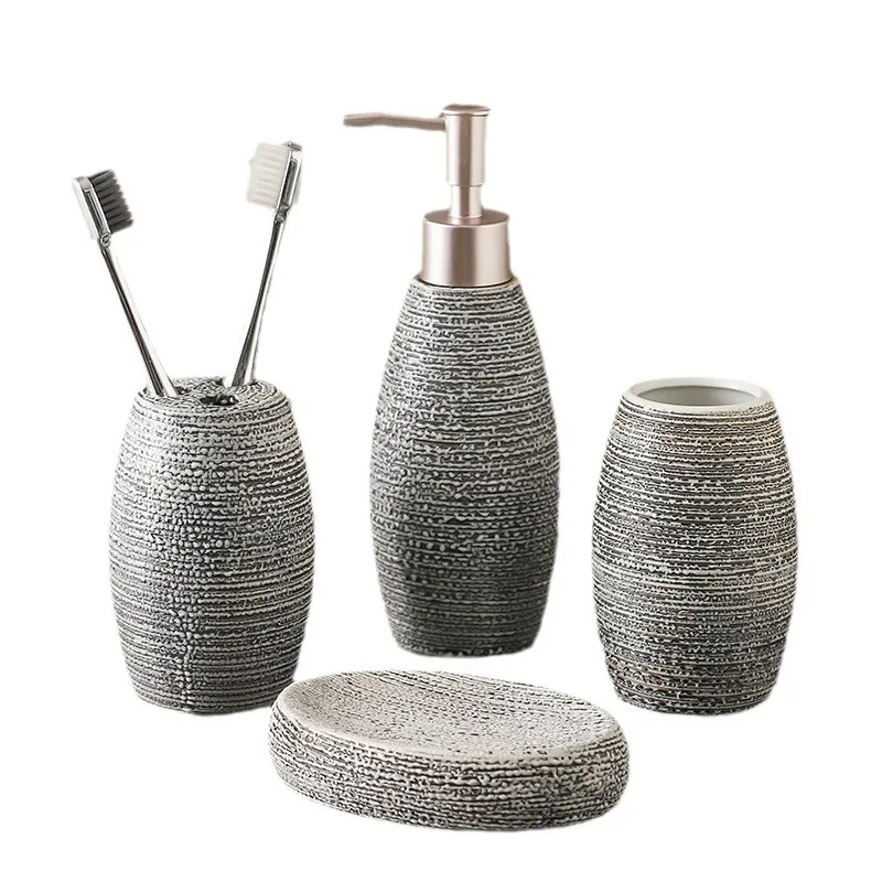 Customized Bathroom Set 4-Piece Luxury Ceramic (3)