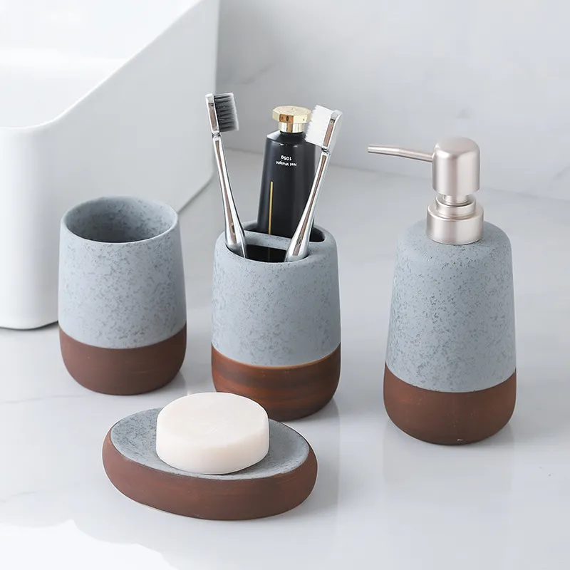OEM Ceramic Bathroom Accessories Set Manufacturer (5)