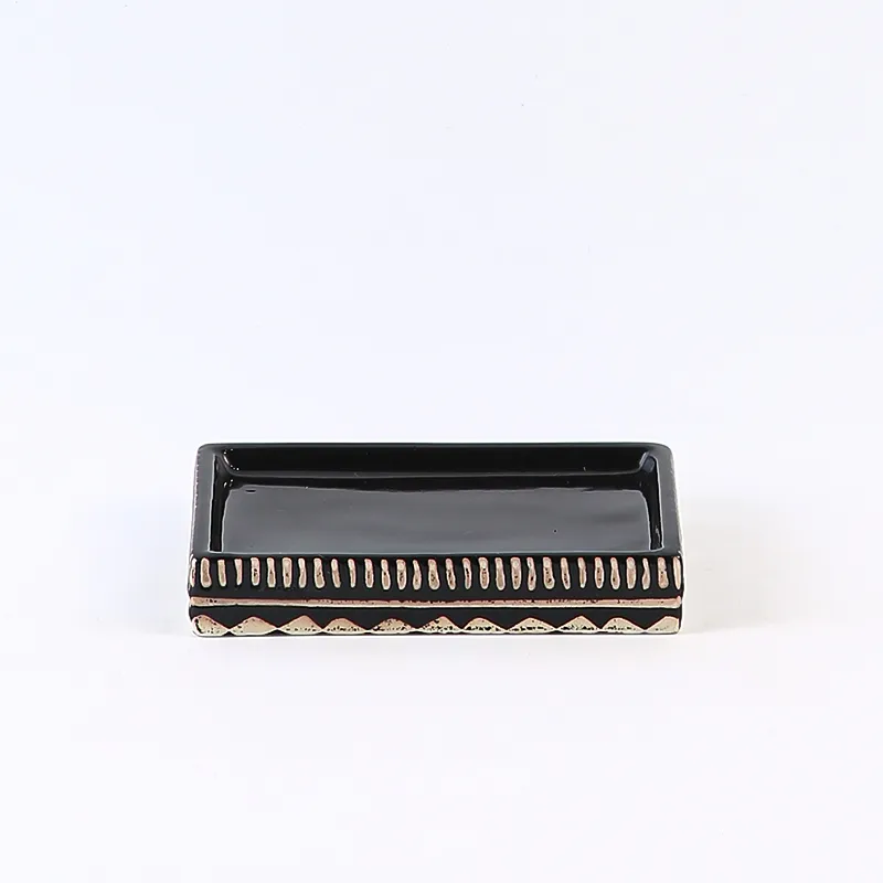 Wholesale Black Ceramic Soap Dishes