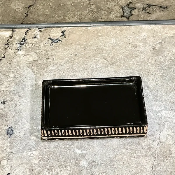 Wholesale Black Ceramic Soap Dishes