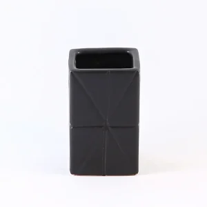 Black Ceramic Bathroom Tumbler Wholesale