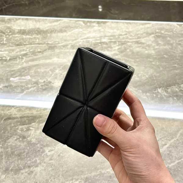 Black Ceramic Bathroom Tumbler Wholesale