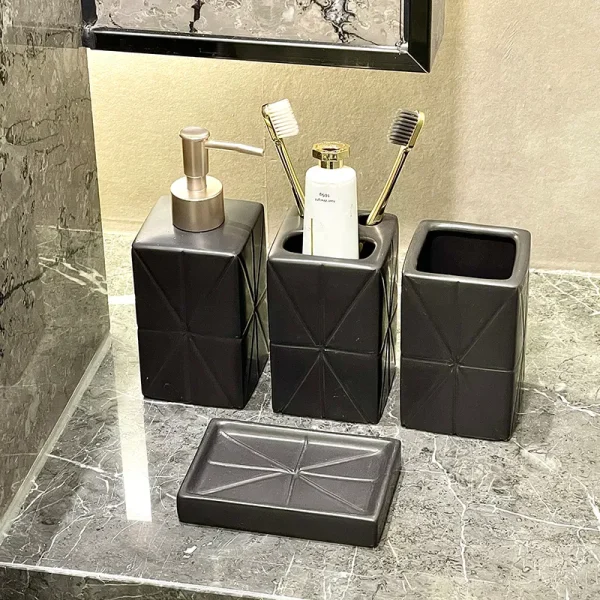 Black Ceramic Hand Soap Dispenser Bulk