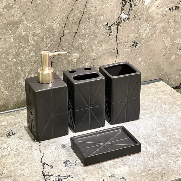 Black Ceramic Hand Soap Dispenser Bulk