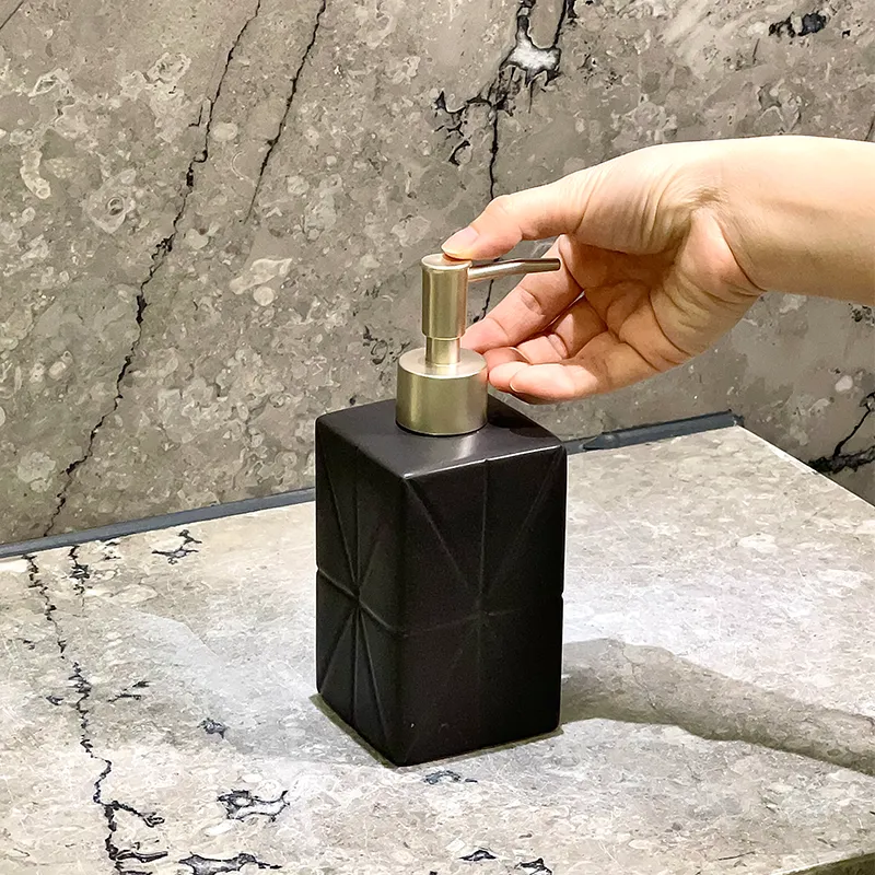 Black Ceramic Hand Soap Dispenser Bulk