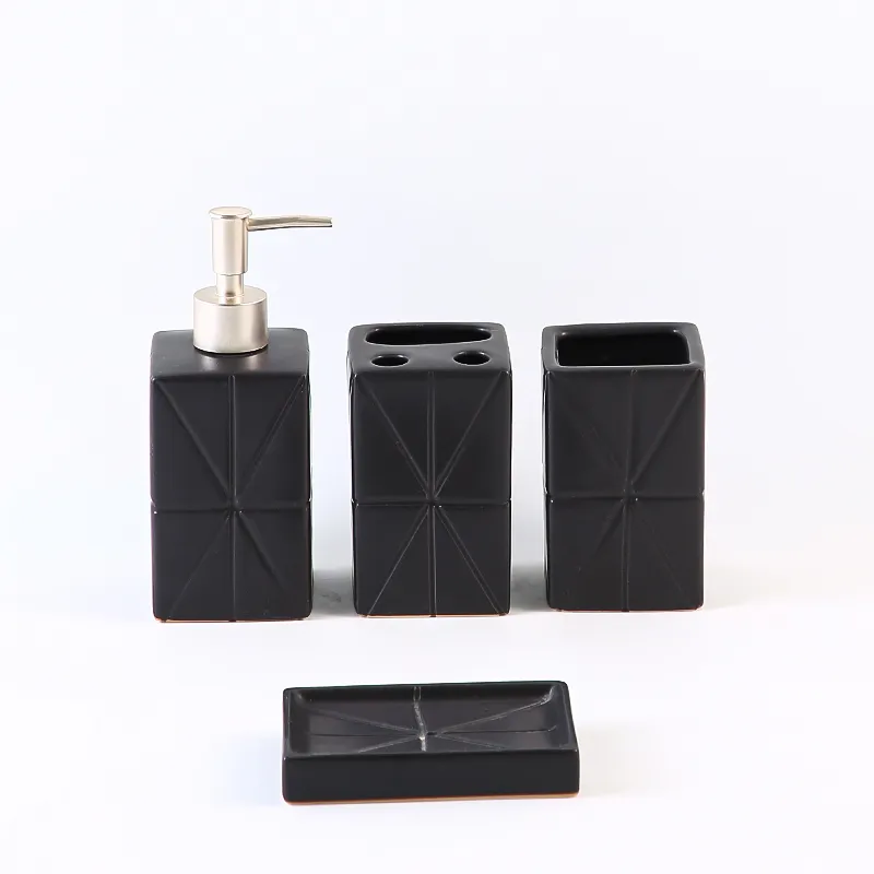 Black Ceramic Soap Dish Wholesale