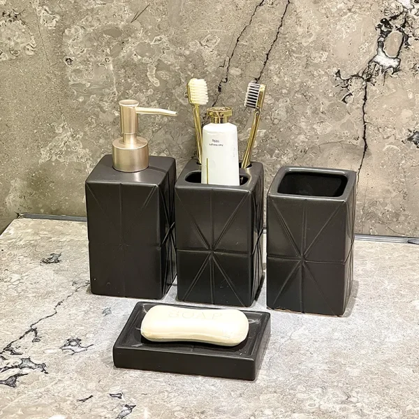 Black Ceramic Soap Dish Wholesale