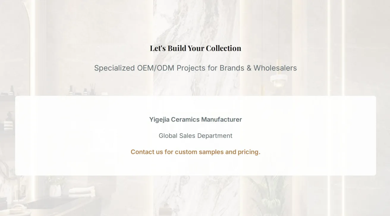 contact ceramic bathroom accessories supplier - yigejia