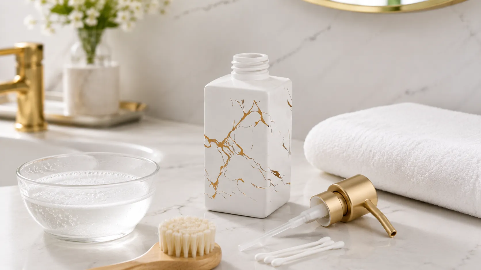 How to Deep Clean a Ceramic Soap Dispenser