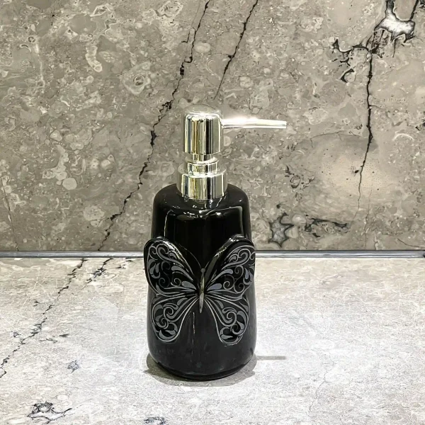 OEM black ceramic soap dispenser factory (1)