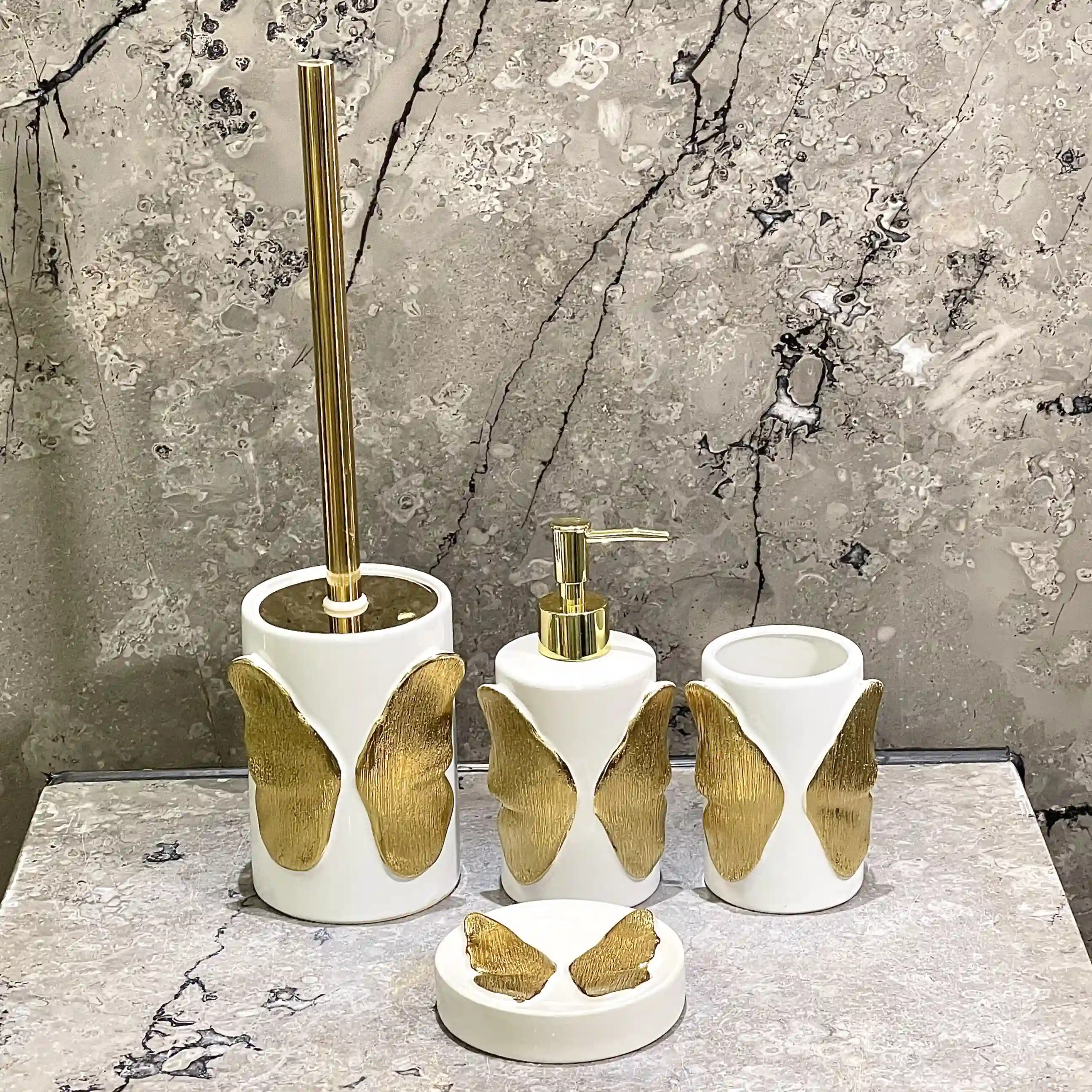 White Ceramic Toilet Brush Holder Wholesale Supplier (6)
