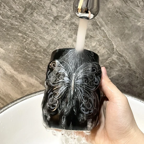 Wholesale Black Bathroom Tumbler Supplier (5)