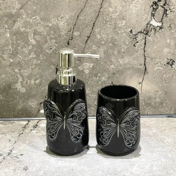 Wholesale Black Bathroom Tumbler Supplier (6)