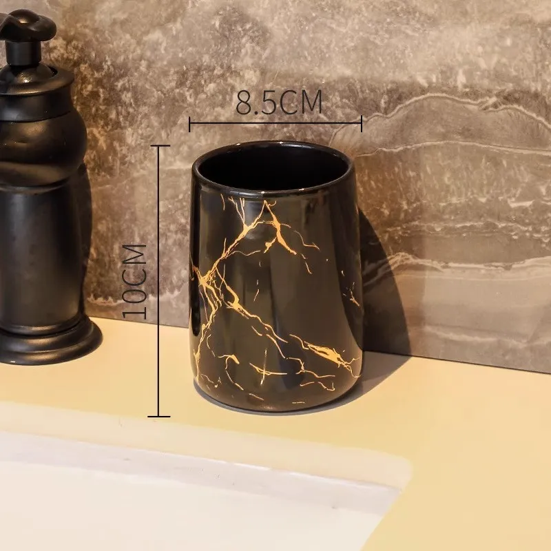 Bathroom Tumbler Cup Bulk Glossy Ceramic Supplier (6)