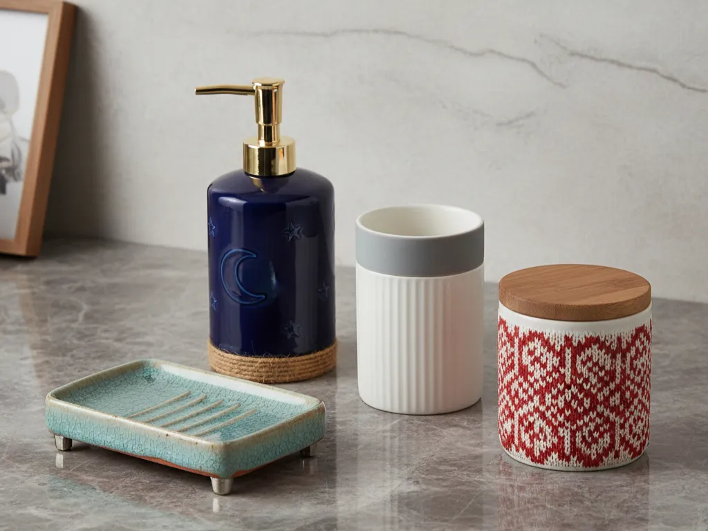 Ceramic Bathroom Accessories Collection-5