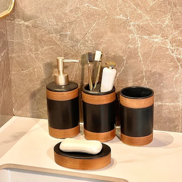 Ceramic Bathroom Accessory Samples Compare-Bathroom Set 4