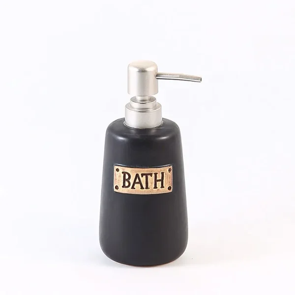 Ceramic Bathroom Accessory Samples Compare-Ceramic Soap Dispenser 2