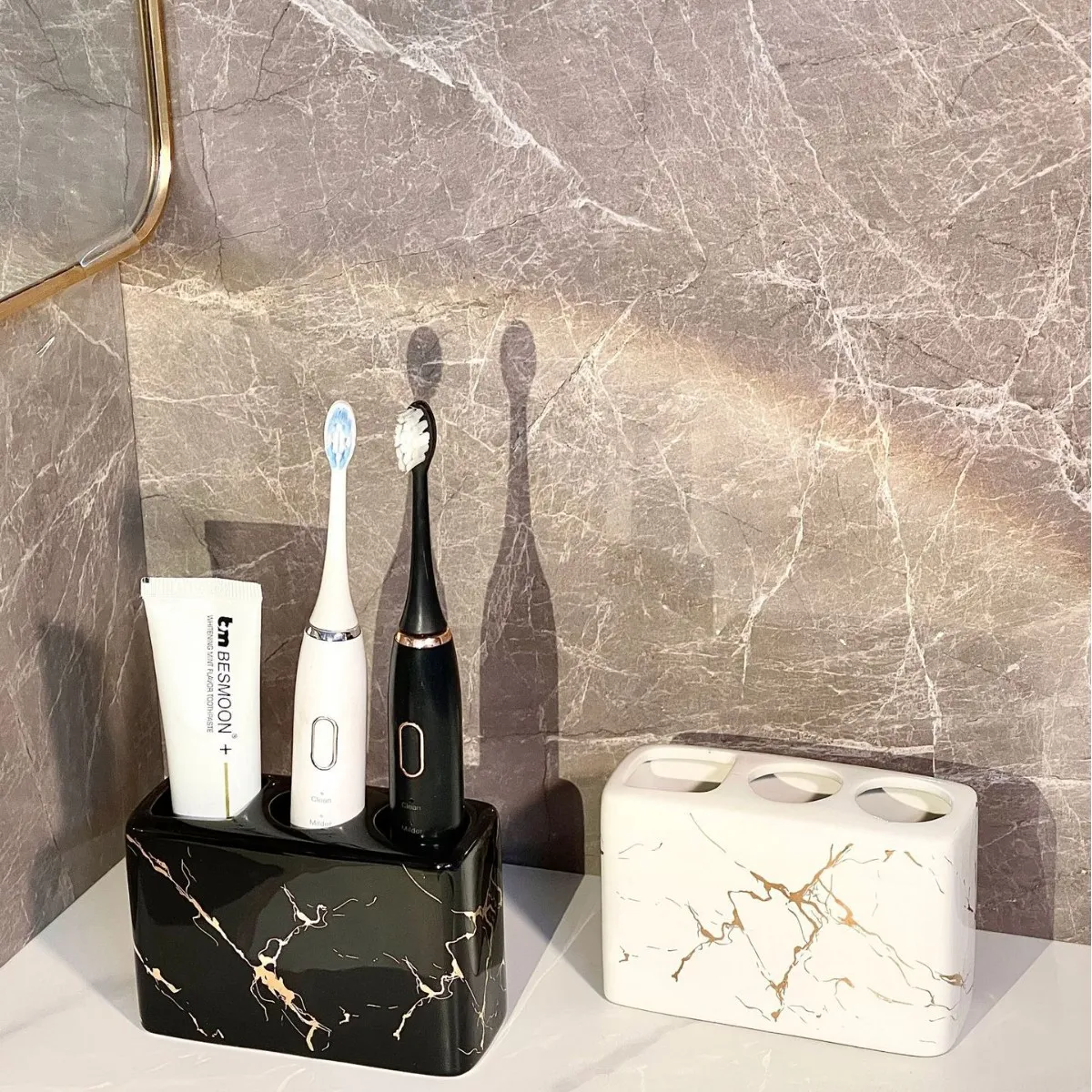 Ceramic Toothbrush and Toothpaste Holder Wholesale (3)