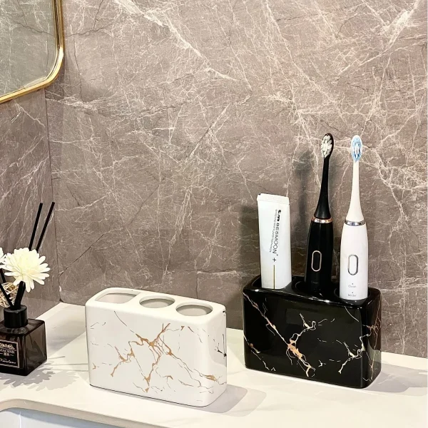 Ceramic Toothbrush and Toothpaste Holder Wholesale (4)