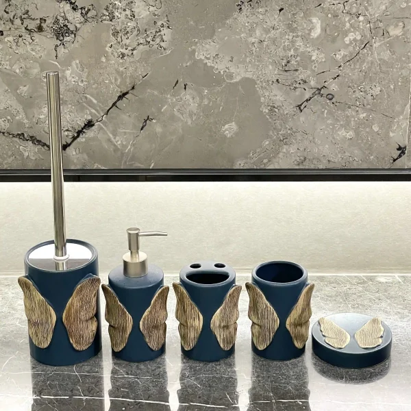 Luxury Ceramic Toilet Brush Set Bulk Supplier (4)