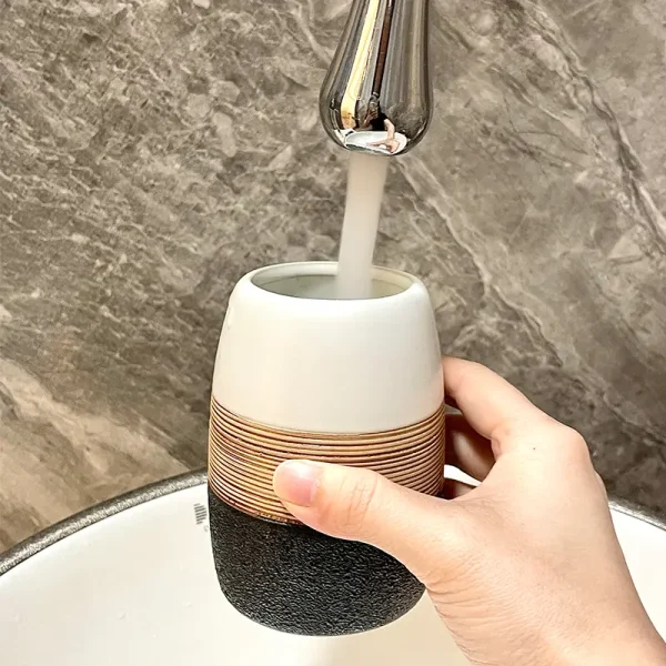 Ceramic Bathroom Tumbler Custom-1
