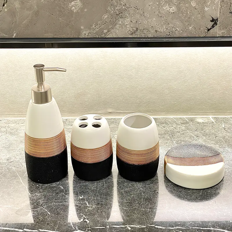 Ceramic Bathroom Tumbler Custom-5