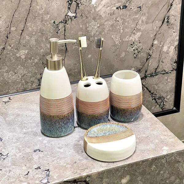 Custom 4-Piece Bathroom Accessory Set-4