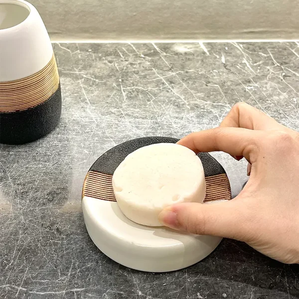 Custom Modern Ceramic Soap Dish-2