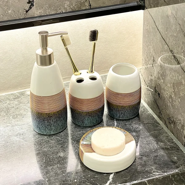 Wholesale Ceramic Bathroom Tumbler-5