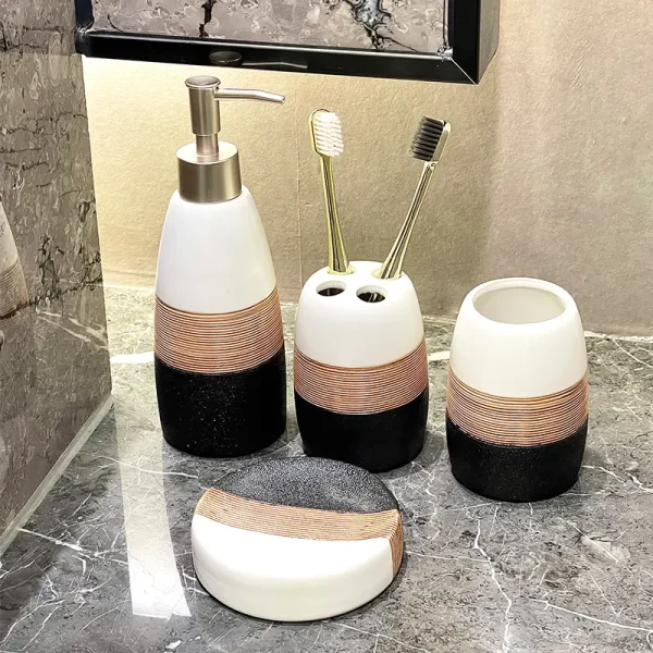 Wholesale Ceramic Soap Pump with Metallic Pump4